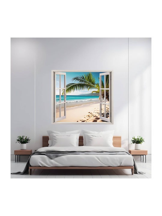 Gedruckte Farbfolie Heimwanddekoration Größe 125 x 110 cm Modell Blick auf Haven 40