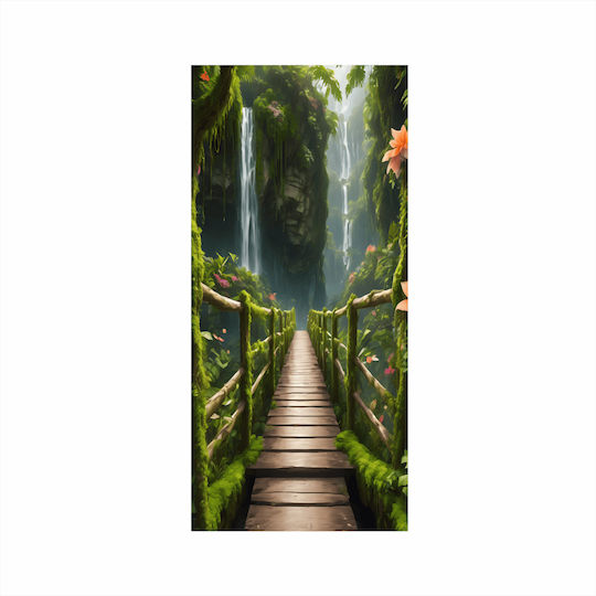 Decor Ușă din Foliă Colorată Imprimată Dimensiune 200 X 90cm Model Avx-dr24