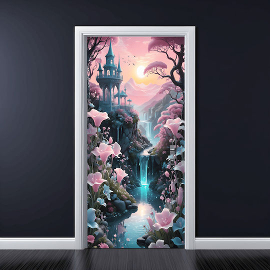 Printed Color Film Door Decoration Size 200 X 90cm Model Avx-dr13