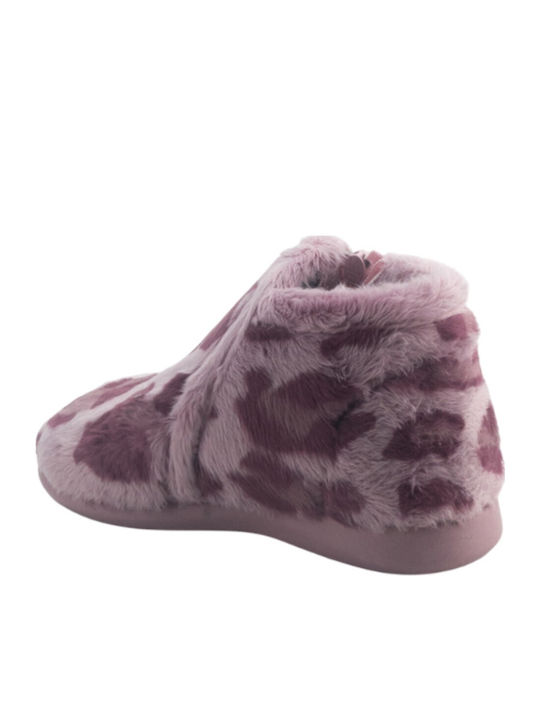 Kids Slippers Boots Lilac