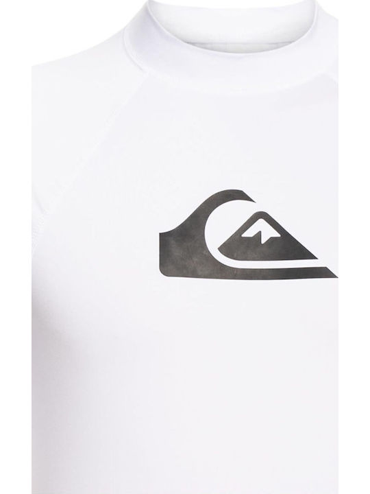 Quiksilver Men's Short Sleeve Sun Protection Shirt White