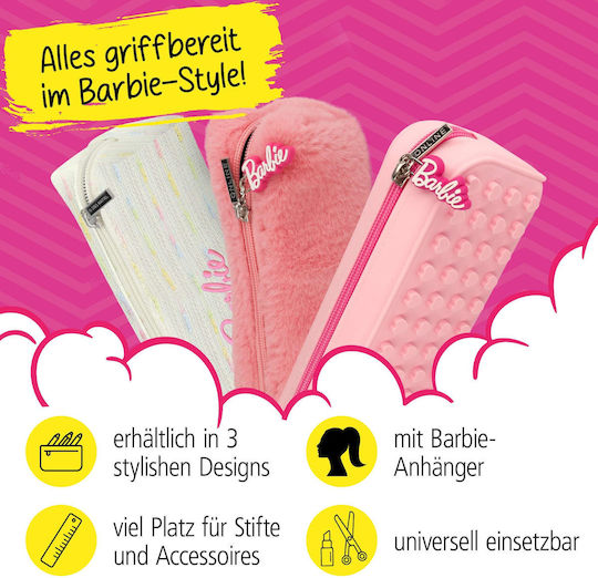 Barbie Federmäppchen Zylinder Rosa