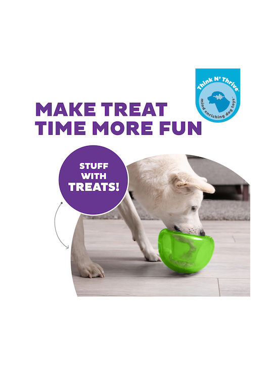 Outward Hound Planet Dog Dog Toy Orbee-Tuff Snoop Interactive Treat-Dispensing Toy L Green