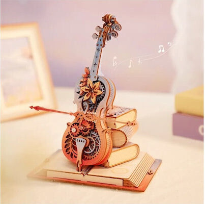 Rokr Παιχνίδι Κατασκευών Ξύλινo Mechanical Music Box για Παιδιά 14+ Ετών