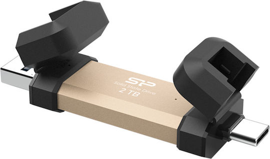 SSD Silicon Power DS72 Златист 2TB DS72-2TB-Gold