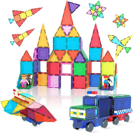 PicassoTiles Магнитна Конструктивна Игра за Деца 3+ години+ Години
