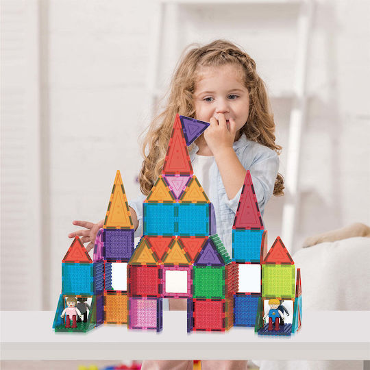 PicassoTiles Магнитна Конструктивна Игра за Деца 3+ години+ Години
