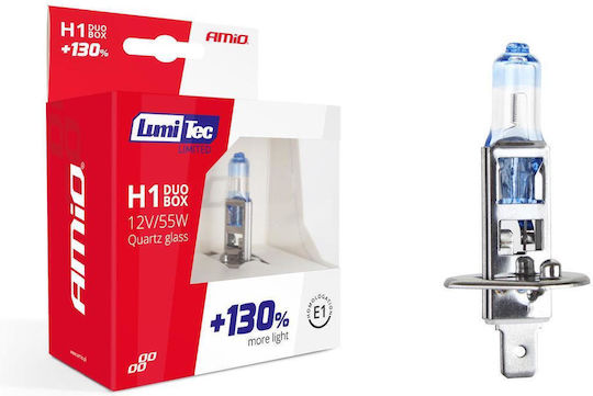 Alista Home Lămpi Autoturismului H1 Halogen 4300K Alb natural 12V 55W 2buc