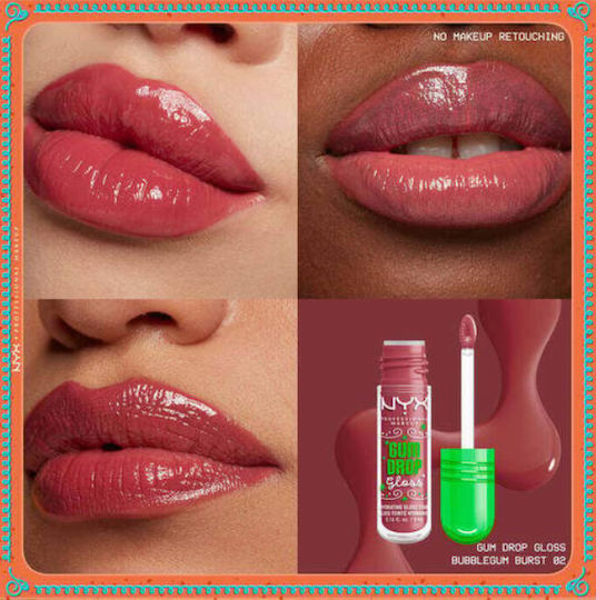 NYX Professional Makeup Gum Drop Luciu de buze Roz 5ml