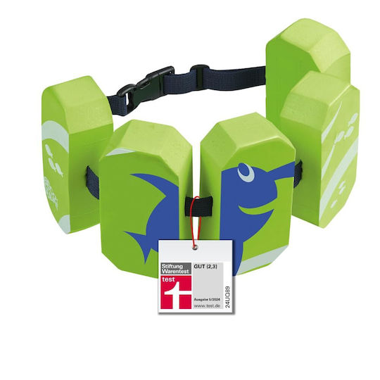 Beco Belt 5 Pads Ζώνη Κολύμβησης για 2-6 ετών με 5 Τουβλάκια 39.9x16.1x5εκ. σε Πράσινο Χρώμα