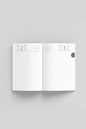Adbook Ημερολογιο Ημερησιο 17χ25 Slow Life 16 Charcoal 2026