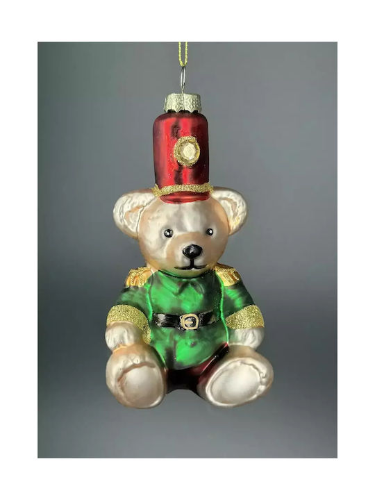 Hängendes Weihnachtsbaumschmuck Bär Weiß