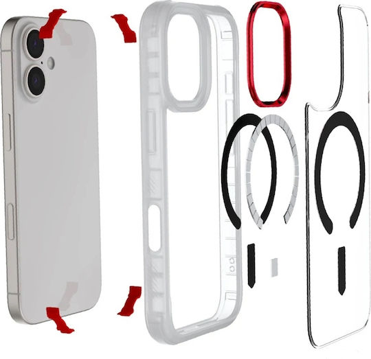 Ghostek Covert Magsafe Case Iphone 17 Clear