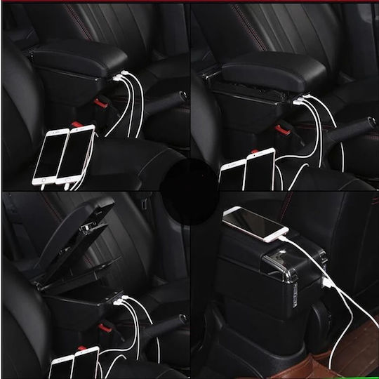 Alista Home Consolă pentru cotiera mașinii Universal Dodge Încărcător Volkswagen Sus culoare