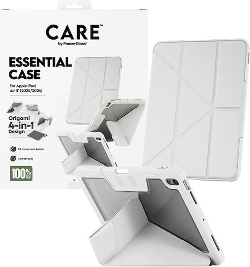 Care By Panzerglass Y Fold Hülle iPad Air 11" 2024/2025 Hellgrau