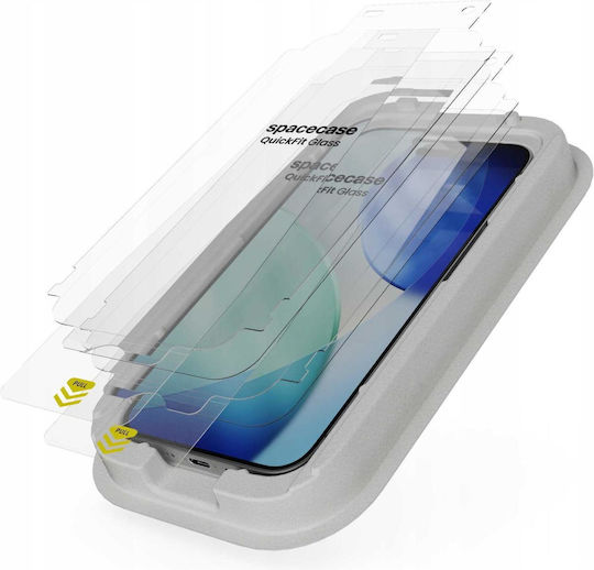 Spacecase 0.33мм Закалено стъкло 2бр (iPhone 17 / 17 Pro / 16 Pro)