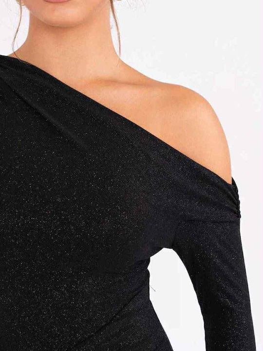 Maxi Dress for Wedding Christening Black