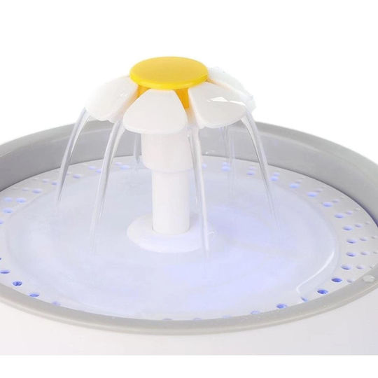 Alista Home Automat Plastic Adăpătoare / Fântână pentru Câine & Pisică 2.4lt 21.7cm în Culoare Alb