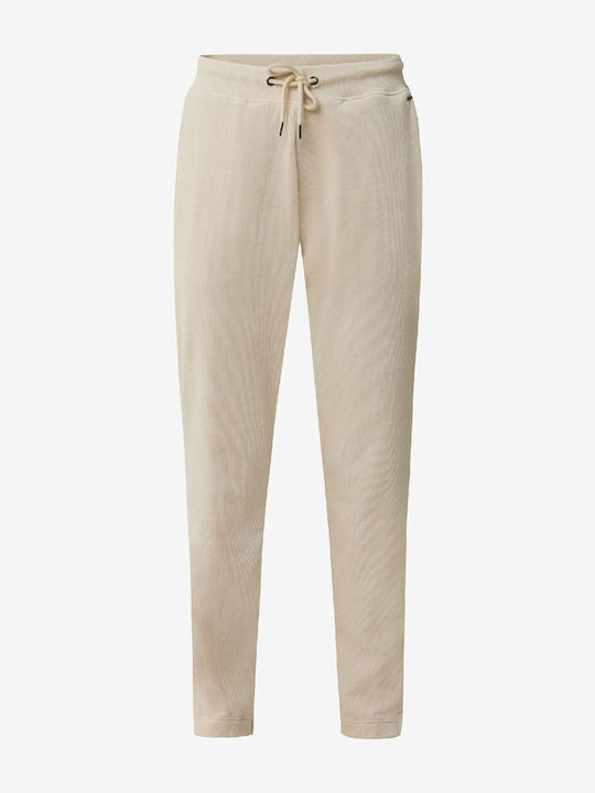 Women's Fabric Trousers Beige