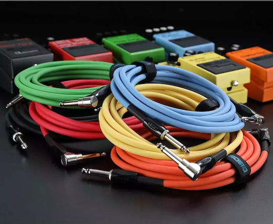 Boss Cable 6.3mm male - 6.3mm male 3m Πολύχρωμο (BIC-10A-BU)