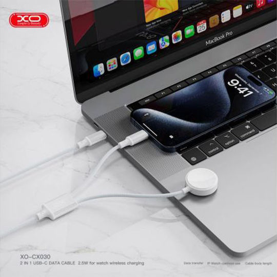 Xo Wireless 2in1 Apple Watch + Type-c Cx030 Schwarzes
