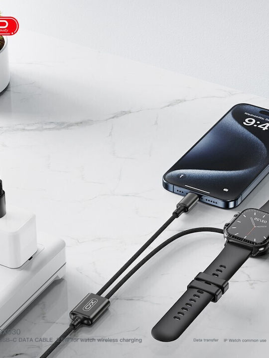 Xo Wireless 2in1 Apple Watch + Type-c Cx030 Black