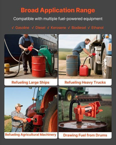 Vevor Electric Car Transfer Pump Oil / Diesel / Petrol 380W
