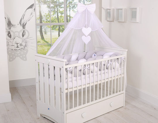 My Sweet Baby Πάντα Πλεξούδα Εσωτερική White And Gray