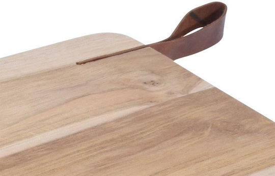 Koopman Schneidebrett Hölzernes Braun 40x25cm 1Stück