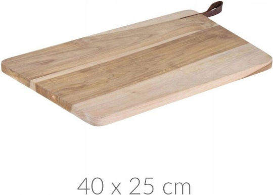 Koopman Schneidebrett Hölzernes Braun 40x25cm 1Stück