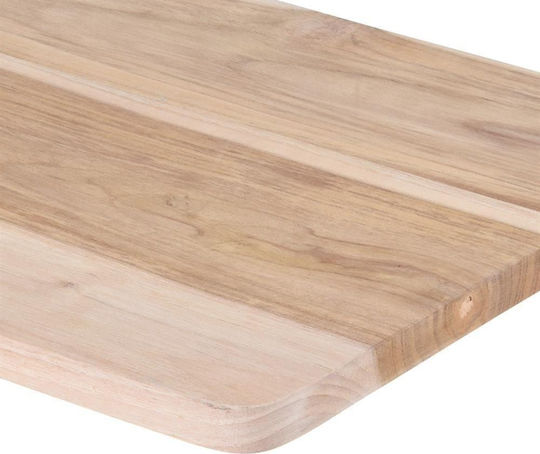 Koopman Schneidebrett Hölzernes Braun 40x25cm 1Stück