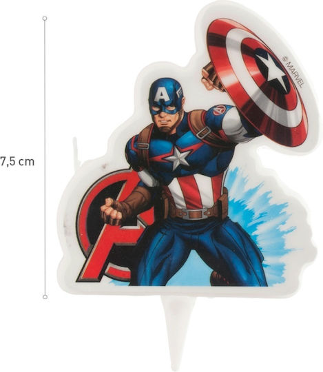 Lumânare Aniversară Captain America Dekora