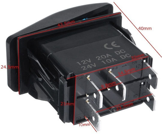 "backup Lights Switch Off-road Atv Ssv Quad"