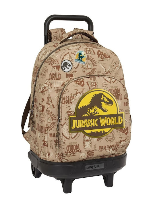 Safta Dinosaurs Backpack Khaki Safta Dinosaurs Backpack Khaki