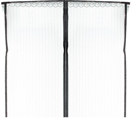 Alista Home Plasă De Țânțari Pentru Ușă Cu Închidere Magnetică Neagră 230x160cm