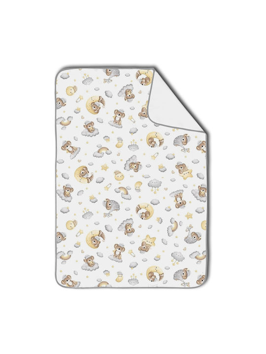 Kidizi Baby Burp Cloth Alb 110x78εκ.