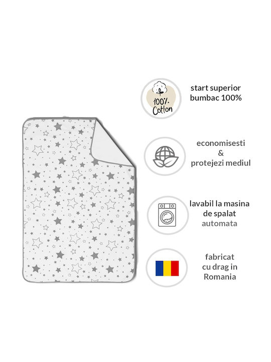 Kidizi Baby Burp Cloth Alb 110x78εκ.