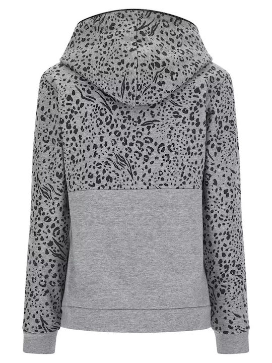 Freddy Sweatshirt Melange Grey with Hood