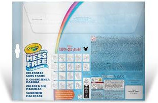 Crayola Color Wonder Комплект за оцветяване 18 страници за оцветяване 4 маркера Без бъркотия Тема Lilo & Stitch Творческа дейност За деца на възраст 3, 4, 5 години Код 75-2665