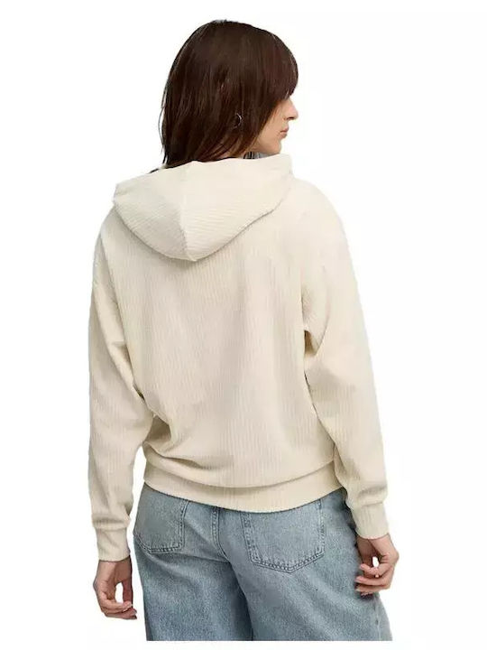 Ess Elevated Women's Sweatshirt Velvet Hooded Alpine Snow