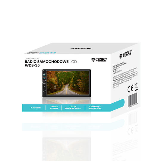 Alista Home Auto-Audiosystem 2DIN (Bluetooth/USB/AUX)