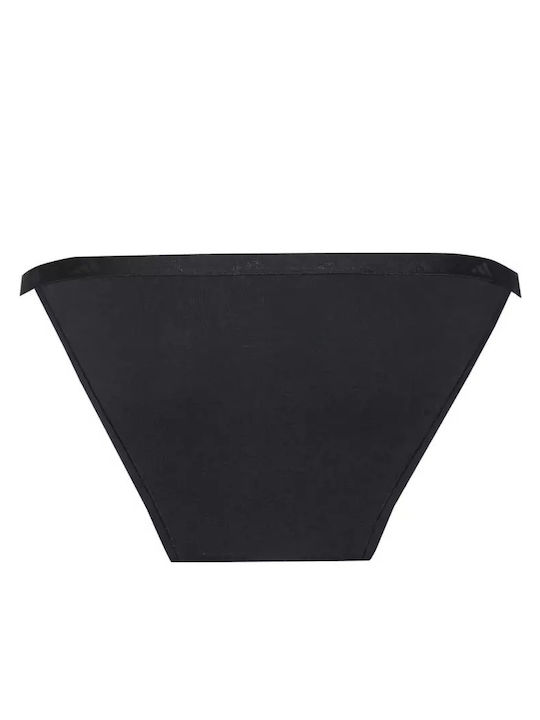 Active Βαμβακερά Γυναικεία Slip 3Pack Μαύρα