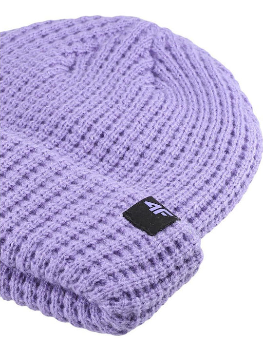 Beanie Beanie Knitted in Purple color