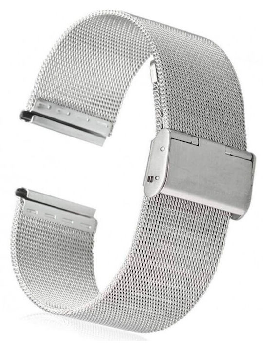 Vitopoulos Milanese Metallic-Armband Silber 8mm