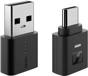Sennheiser Btd 700 Bluetooth Usb Донгъл Аудио Предавател Aptx Lossless Auracast Plug & Play За Слушалки И Тонколони С Ултра Ниска Латентност Bluetooth 5.4 Съвместим С Usb-c И Usb-a