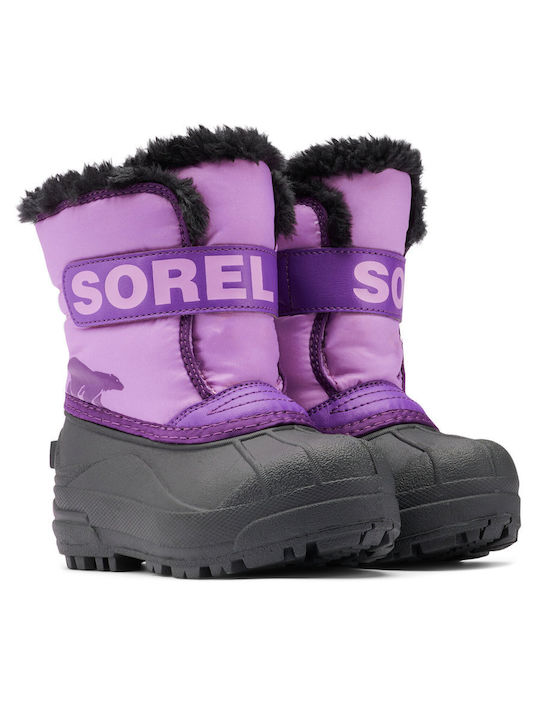Kinder-Schneestiefel Lila