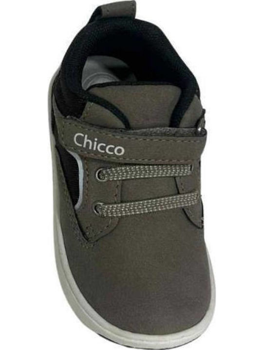 First Steps Anatomice Ghete Copii cu Fermuar Gri