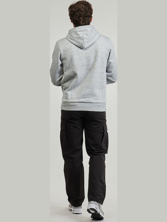 Sweatshirt with Hood Gray