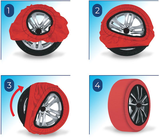 Ototop Active Series 3D Pături de Zăpadă Antiderapante Medium 2buc