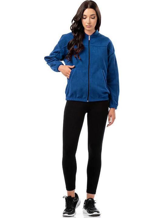 Fleece Γυναικεία Ζακέτα Ράφ